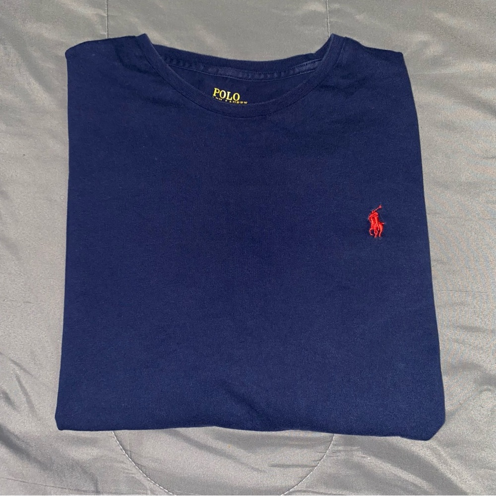 Polo Navy Blue Long Sleeve